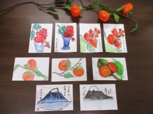 ケアホーム藤井寺　絵手紙教室