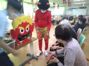 ケアホーム加美　節分