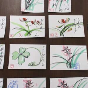 ケアホーム藤井寺　絵手紙教室