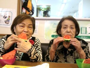 青蓮荘　スイカの日🍉